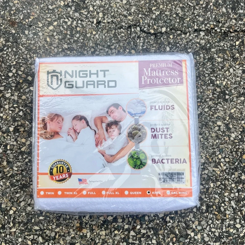 Night Guard Premium White Mattress Protector FULL Size